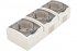 Фотография товара 'Simon 1594447-031 Розетка тройная IP54 с крышкой и шторками Schuko 3x2Р+Е, 16A 250В'