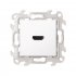 Фотография товара 'Simon 2411094-030 Розетка HDMI v1.4, белый, S24'