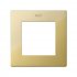 Фотография товара 'Simon 2400610-166 Рамка на 1 пост, мат.золото, S24'