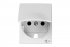 Фотография товара 'Simon 82090-50 Накладка с крышкой и шторками для розетки Schuko 2Р+Е, белый, S82Centr'