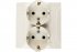 Фотография товара 'Simon 1590459-030 Розетка двойная моноблок Schuko 2x2Р+Е, 16A 250В'