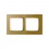 Фотография товара 'Simon 8200627-095 Рамка на 2 поста, мат.золото, S82C'