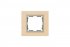 Фотография товара 'Simon 82917-68 Рамка на 1 пост, дерево, клен/шампань, S82N'