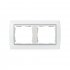 Фотография товара 'Simon 82620-30 Рамка на 2 поста, белый/белый, S82'