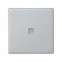 Фотография товара 'Simon K114-8 Клавиша широкая для выключателя с подсветкой, алюминий, K45, Connect'