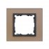 Фотография товара 'Simon 82817-34 Рамка на 1 пост, стекло, медь/графит, S82N'