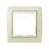 Фотография товара 'Simon 82710-31 Рамка на 1 пост, сл.кость/сл.кость, S82'