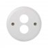 Фотография товара 'Simon 88082-30 Накладка для стерео аудиорозетки, белый, S88'