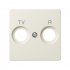 Фотография товара 'Simon 82053-31 Накладка для розетки R-TV+SAT с пикт."TV R", сл.кость, S82'
