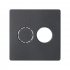 Фотография товара 'Simon 82082-38 Накладка для стерео аудиорозетки, графит, S82'